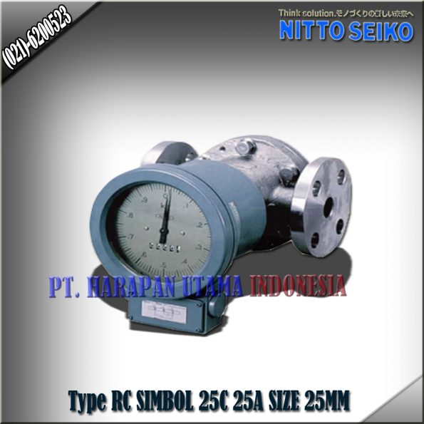 FLOW METER NITTO SEIKO TYPE RC 25A SIZE 1 INCH (25MM)